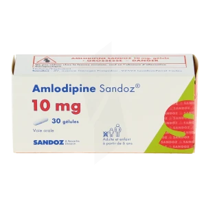 Amlodipine Sandoz 10 Mg, Gélule
