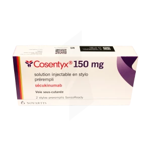 Cosentyx 150 Mg, Solution Injectable En Stylo Prérempli