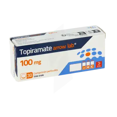 Topiramate Arrow Lab 100 Mg, Comprimé Pelliculé à TOULOUSE