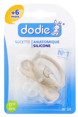 Sucette Dodie Anatomique Silicone 6 Mois +