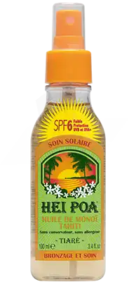 Hei Poa Monoï Solaire Spf6 Huile Tiaré Spray/100ml