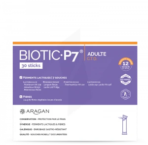 Aragan Biotic P7 Adulte Poudre 30 Sticks