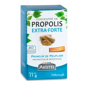 Aristée Peuplier Gélules Propolis Extra-forte Pilulier/40