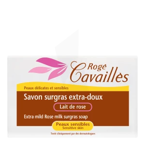 Rogé Cavaillès Savon Surgras Extra Doux Lait De Rose 3x250g + 1 Offert