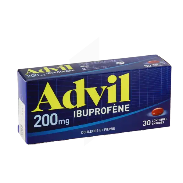 Advil 200 Mg Comprimés Enrobés Plq/3x10 (30)