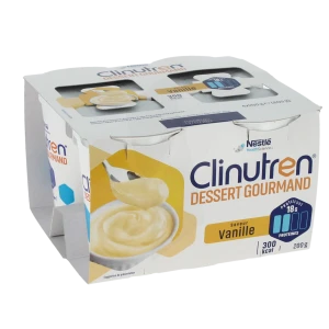 Clinutren Dessert Gourmand Nutriment Vanille 4 Cups/200g