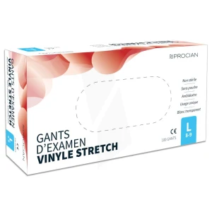 Procian Gant Vinyle N/pdr L