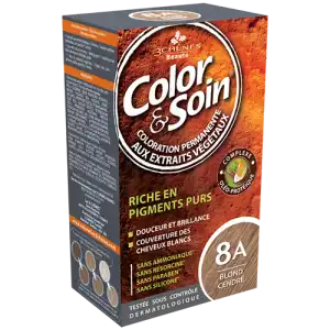 Acheter COLOR&SOIN Kit coloration permanente 8A blond cendré à Bordeaux