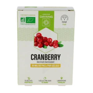 Dayang Cranberry Bio 15 Gélules