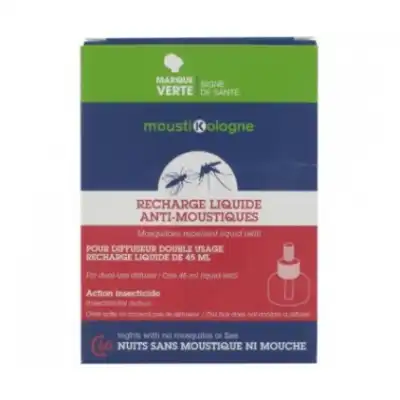 Mousti K.o Recharge Pour Diffuseur Anti-moustiques Tablettes 30 Nuits à Montluçon