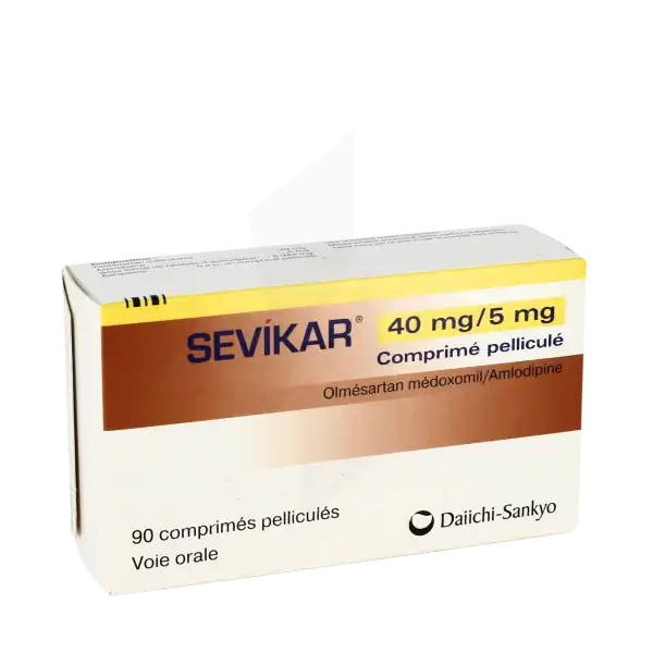 Sevikar 40 Mg/5 Mg, Comprimé Pelliculé
