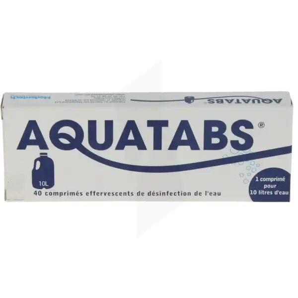 Aquatabs 10 Litres, Bt 40