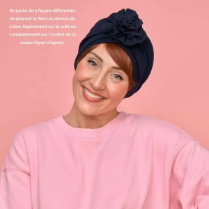 Les Franjynes Bonnet Primavera Marina Bleu Marine