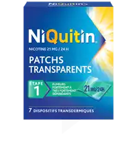 Niquitin 21 Mg/24 Heures, Dispositif Transdermique Sach/7 à BOURBON-LANCY