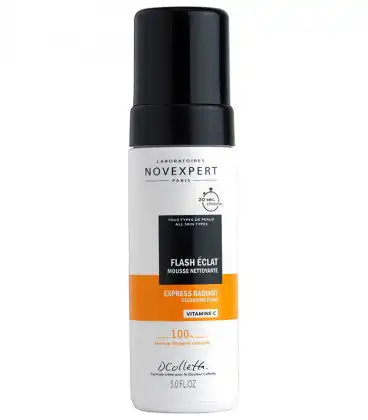 Novexpert Gamme Vitamine C Mousse Nettoyante éclat Visage 150ml