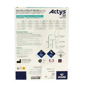 Actys 20 Mi-bas Pf Femme Beige T2n