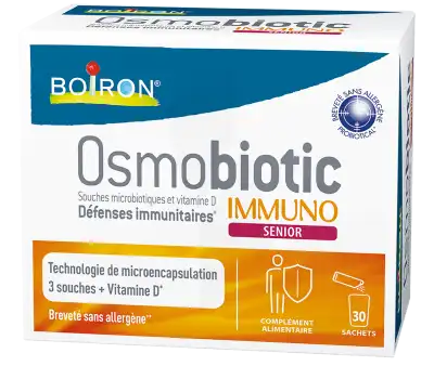 Boiron Osmobiotic Immuno Sénior Poudre à Dissoudre 30 Sachets/1,6g à CHAMBÉRY