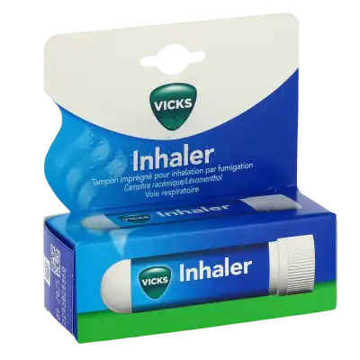 VICKS INHALER, tampon imprégné pour inhalation par fumigation
