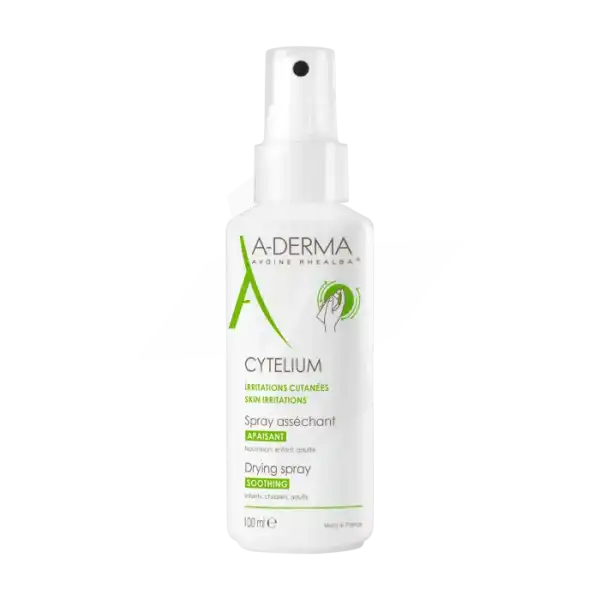 Aderma Cytelium Spray Lot Dermatologique Peau Irritée Réactive Spray /100ml