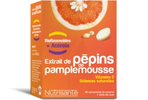 Nutrisanté Extrait De Pépins De Pamplemousse + Acérola Gélules B/56