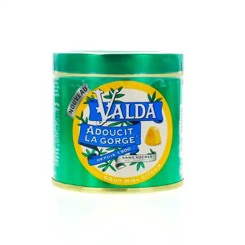 Valda Sans Sucre Gomme à Mâcher Miel Citron B/50