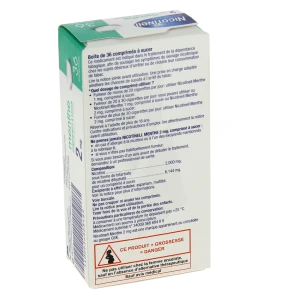 Nicotinell Menthe 2 Mg, Comprimé à Sucer Plq/36