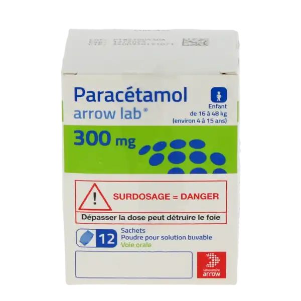 Paracetamol Arrow Lab 300 Mg, Poudre Pour Solution Buvable