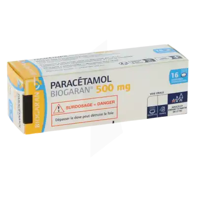 Paracetamol Biogaran 500 Mg, Comprimé Effervescent à Cholet