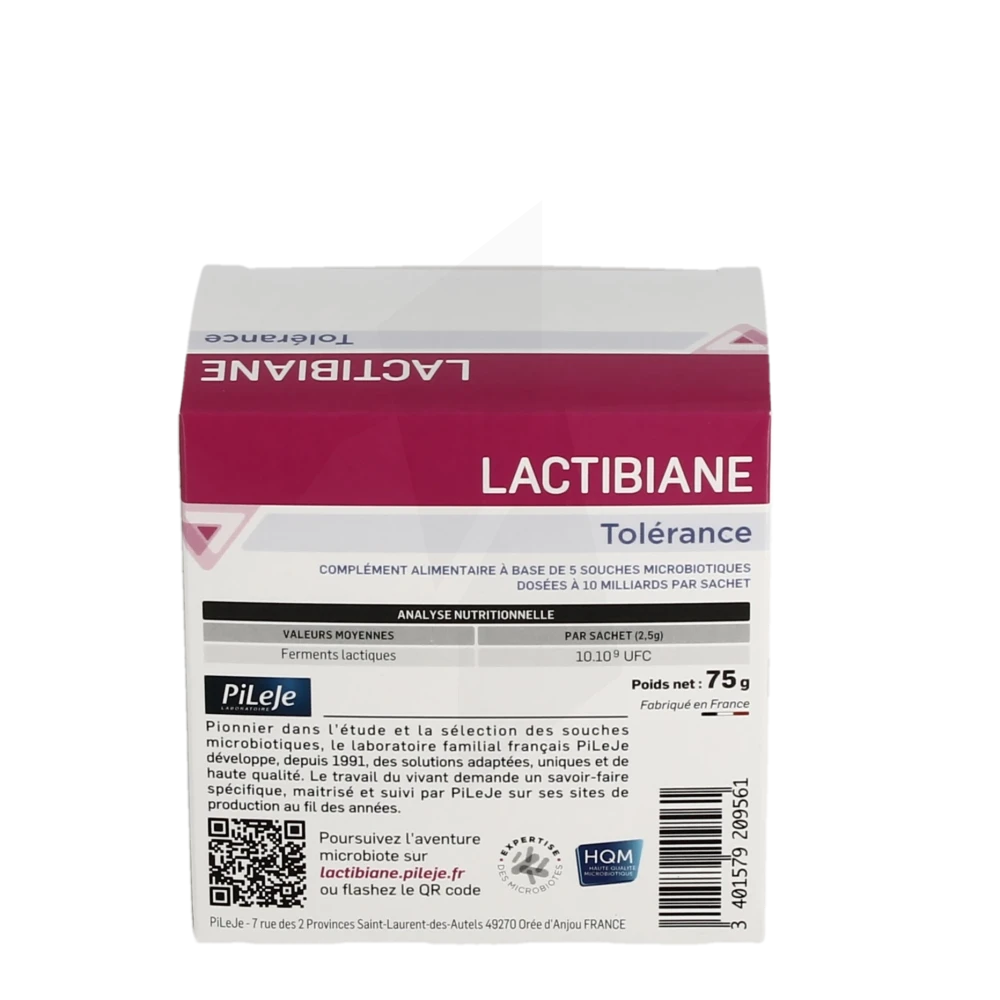 Lactibiane Tolerance 30 sachets of 2.5 g 