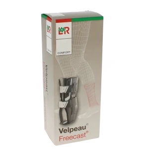 Velpeau Comfort Freecast Orthèse Cheville Taupe Droite Taille 2