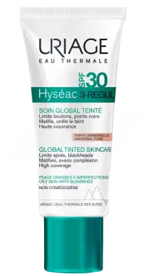 Uriage Hyséac 3-regul Spf30 Crème Teinté Soin Global T/40ml à VITRE