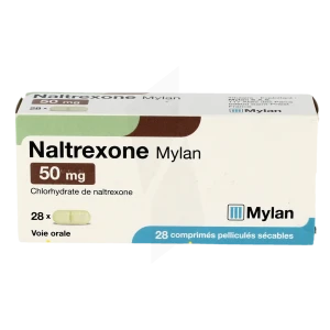 Naltrexone Viatris 50 Mg, Comprimé Pelliculé Sécable