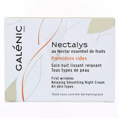 Galenic Nectalys Cr Soin Nuit Lissant Relaxant Pot/50ml à Mérignac