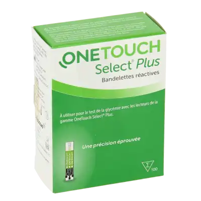 One Touch Select Plus Bandelette RÉactive Autosurveillance GlycÉmie 2fl/50 à Mimizan