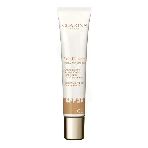 Clarins Skin Illusion Tinted Moisturizer Spf25 Crème Teintée Booster D'éclat 05 40ml