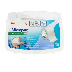 Micropore Sparadrap Microporeux 25mmx5m DÉvidoir