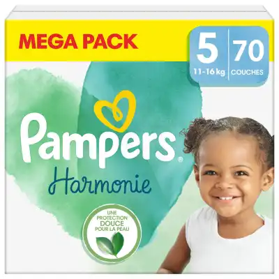 Pampers Harmonie Couche T5 Mégapack/70 à Gourbeyre
