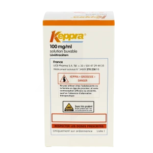 Keppra 100 Mg/ml, Solution Buvable