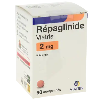 REPAGLINIDE VIATRIS 2 mg, comprimé