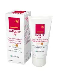 Papulex Uv Spf30 Crème Haute Protection Peau à Imperfection T/50ml à VILLEMUR SUR TARN
