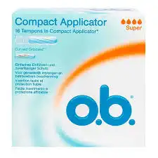 Ob Pro Comfort Tampon PÉriodique Super Avec Applicateur B/16