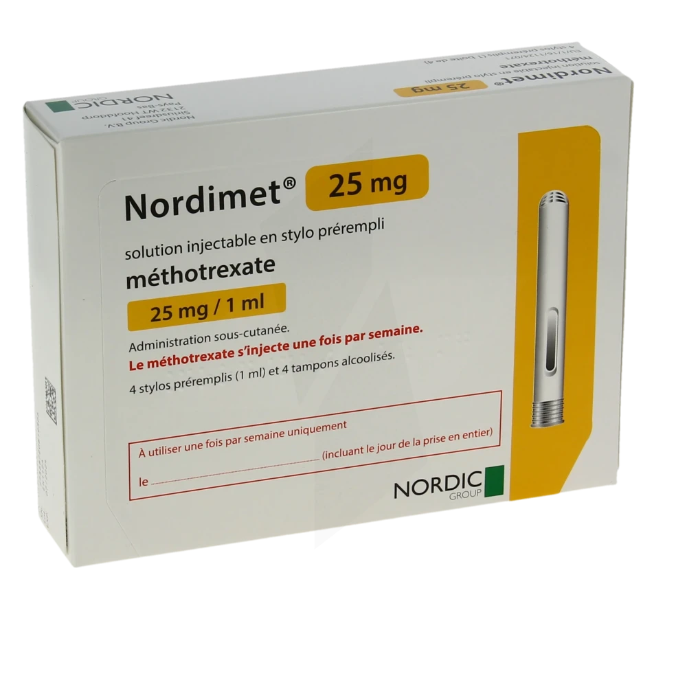 Nordimet 25 Mg, Solution Injectable En Stylo Prérempli