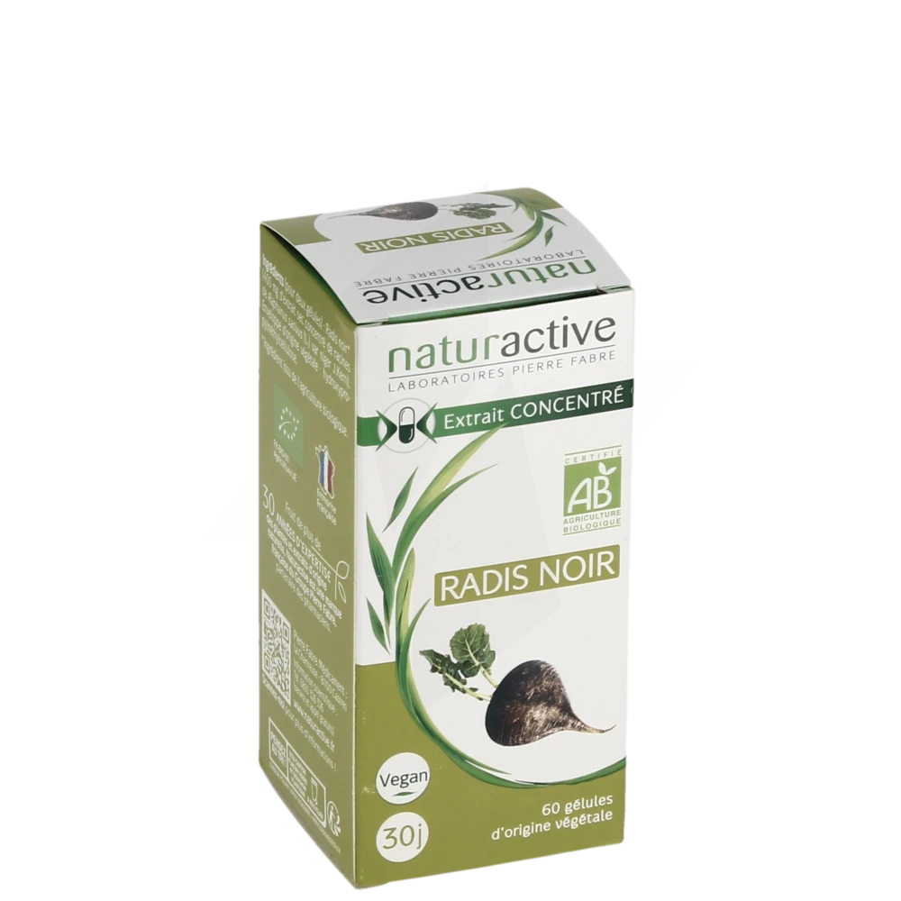 Naturactive Phytotherapie Radis Noir Bio Gél Pilulier/60