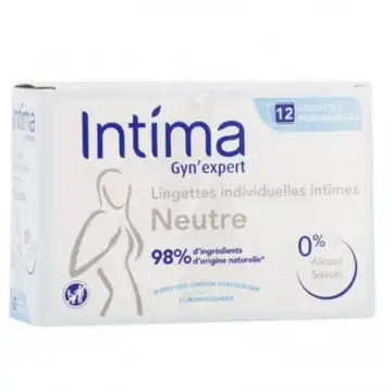 Intima Gyn'expert Lingette Neutre Paquet/12