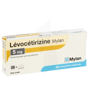 Levocetirizine Viatris 5 Mg, Comprimé Pelliculé