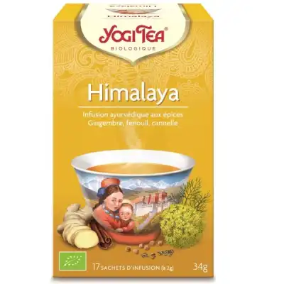 Yogi Tea Tisane Ayurvédique Himalaya Bio 17 Sachets/2g à Angers