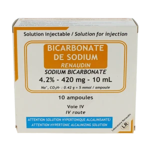 Bicarbonate De Sodium 4,2 % Renaudin, Solution Injectable
