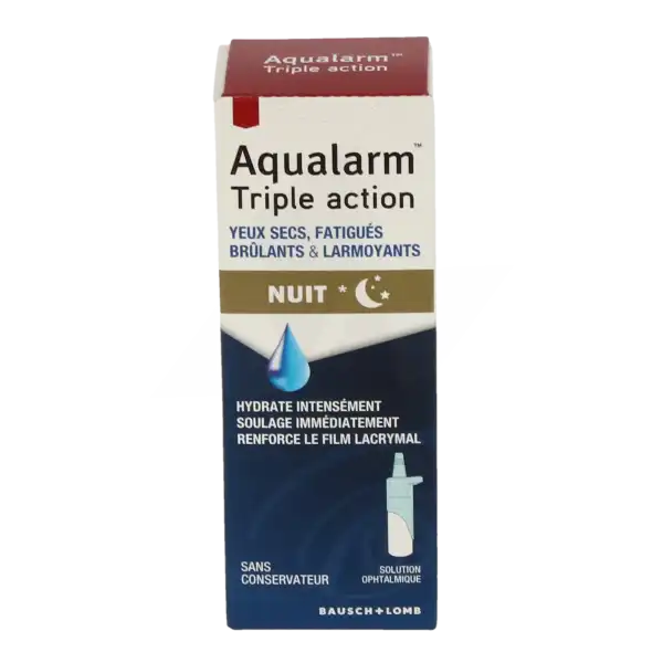 Aqualarm Triple Action Soution Ophtalmique Fl/10ml