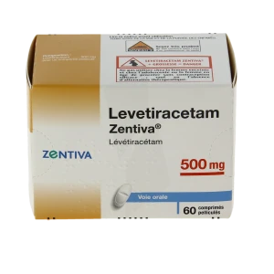 Levetiracetam Zentiva 500 Mg, Comprimé Pelliculé