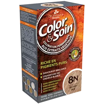 Acheter COLOR&SOIN Kit coloration permanente 8N blond blé à TOULON